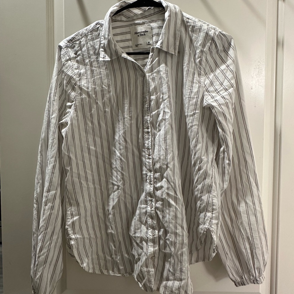 Abercrombie Striped Button-Up Shirt